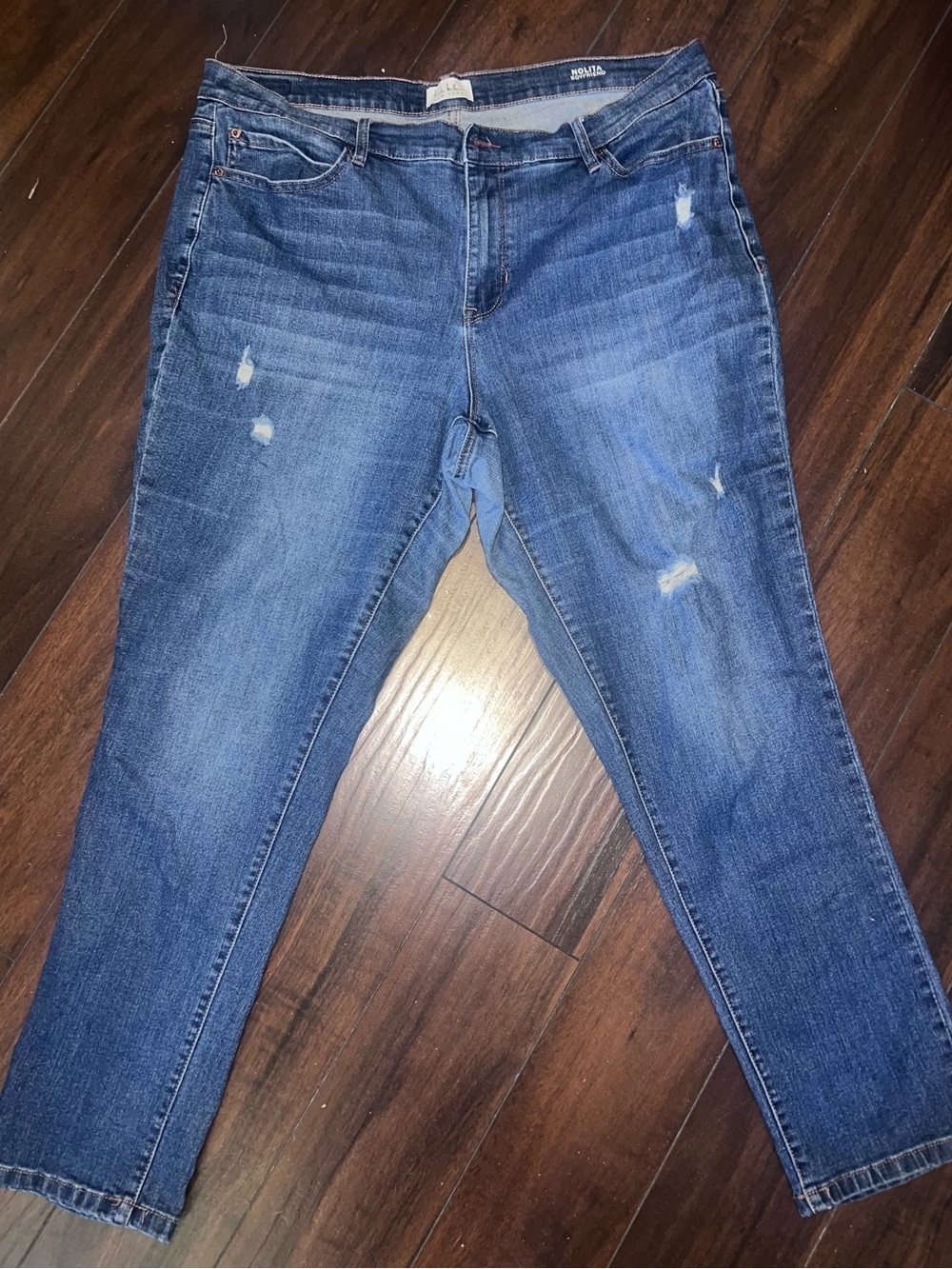 Nicole Miller Blue Distressed Women's Jeans sz 16